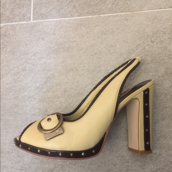 NIB Chinese Laundry platform pumps bone Sz 8 - Picture 2 of 6